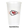 NFL Kansas City Chiefs Plastic Cups 24 Count