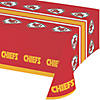Nfl Kansas City Chiefs Plastic Tablecloths 3 Count Image 1