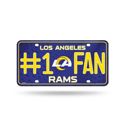 NFL Los Angeles Rams License Plate Image 1