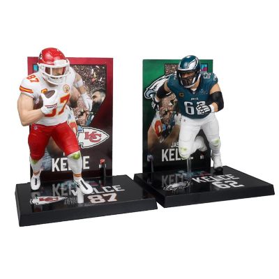 NFL McFarlane Figure Set Travis Kelce &amp; Jason Kelce Image 1