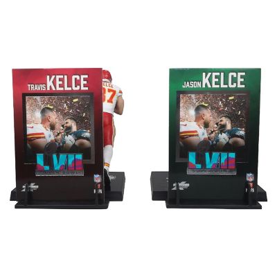 NFL McFarlane Figure Set Travis Kelce &amp; Jason Kelce Image 2