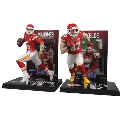 NFL McFarlane Figure Set Travis Kelce &amp; Patrick Mahomes Image 1