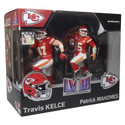 NFL McFarlane Figure Set Travis Kelce &amp; Patrick Mahomes Image 3