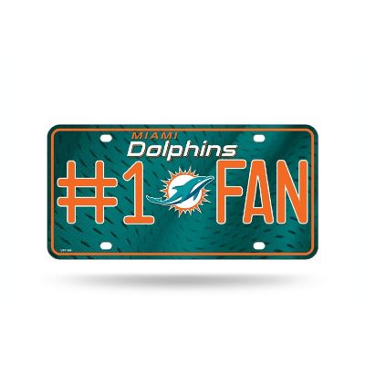 NFL Miami Dolphins License Plate Image 1