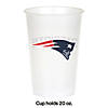Nfl New England Patriots Plastic Cups - 24 Ct. Image 1