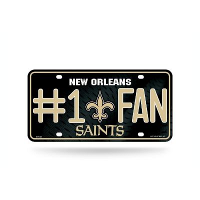 NFL New Orleans Saints License Plate Image 1