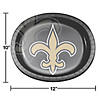 Nfl New Orleans Saints Paper Oval Plates - 24 Ct. Image 1