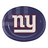 Nfl New York Giants Paper Oval Plates - 24 Ct. Image 1