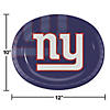 NFL New York Giants Paper Oval Plates - 24 Ct. Image 1