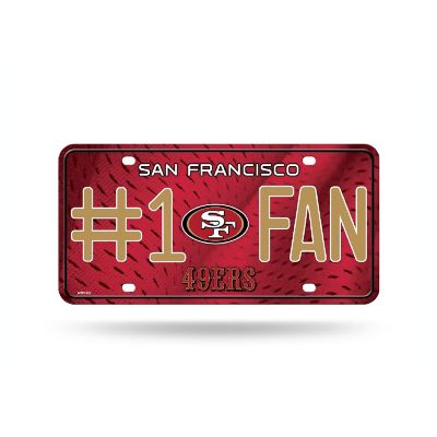 NFL San Francisco 49ers License Plate Image 1