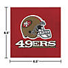 Nfl San Francisco 49Ers Paper Plate And Napkin Party Kit Image 4