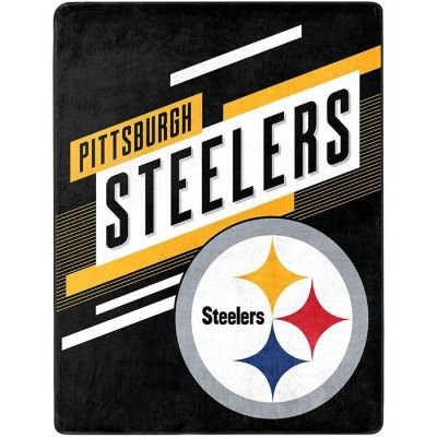 NFL Steelers Blanket Throw Silk Oversized Image 1