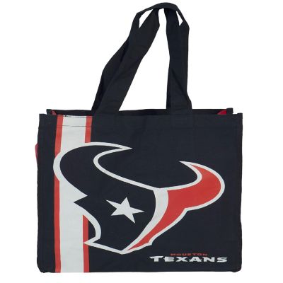 NFL Team Logo Reusable  Houston Texans Grocery Tote Shopping Bag Image 1