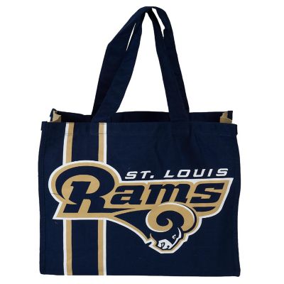 NFL Team Logo Reusable  St. Louis Rams Grocery Tote Shopping Bag Image 1