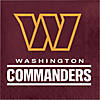 NFL Washington Commanders Napkins, 48 ct Image 1