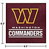 NFL Washington Commanders Napkins, 48 ct Image 1