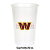 NFL Washington Commanders Plastic Cups, 24 ct Image 2