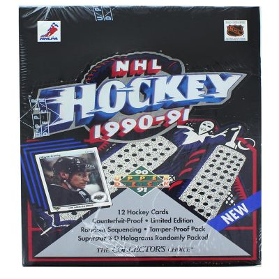 NHL 1990-91 Upper Deck Hockey Low Box  36 Packs Image 1