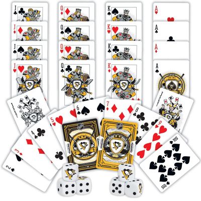 NHL Pittsburgh Penguins 2-Pack Playing cards & Dice set Image 2