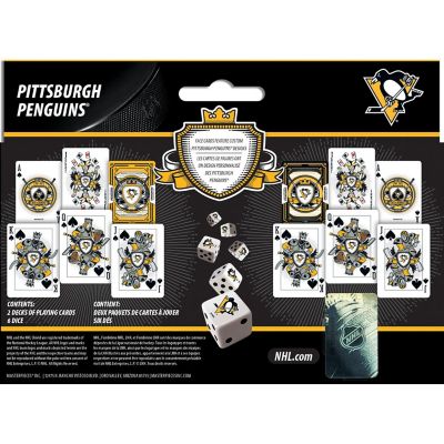 NHL Pittsburgh Penguins 2-Pack Playing cards & Dice set Image 3