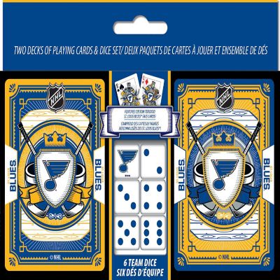 NHL St. Louis Blues 2-Pack Playing cards & Dice set Image 1