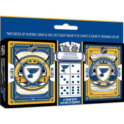 NHL St. Louis Blues 2-Pack Playing cards & Dice set Image 1