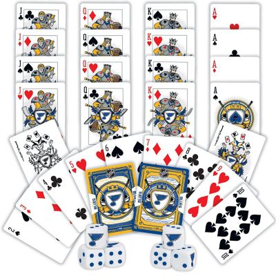 NHL St. Louis Blues 2-Pack Playing cards & Dice set Image 2