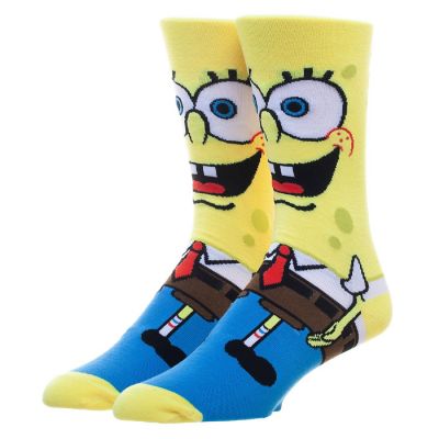 Nickelodeon Spongebob Squarepants Casual 360 Character Socks for Men Image 1