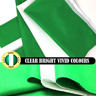 Nigeria Nigerian Flag 150D Printed Polyester 3x5 Ft Image 3