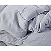 Night Lark  - Cotton Waffle Collection - All-In-One Duvet - Washable Comforter - Queen Size in Gray Image 2