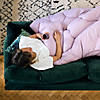 Night Lark - Linen Collection - All-In-One Duvet - Comforter Queen Size in Dust Pink Image 4