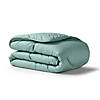 Night Lark - Linen Collection - All-In-One Duvet - Comforter Twin Size in Aurora Green Image 1