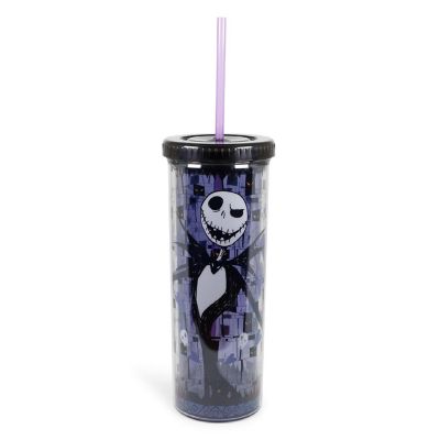 Nightmare Before Christmas Jack Skellington Carnival Cup With Straw  20 Ounces Image 1