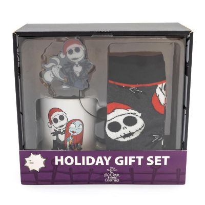 Nightmare Before Christmas Mug, Socks, and Ornament Bundle Image 1