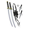 Ninja Swords, Daggers, Throwing Star and Backpack Plastic Playset Image 1