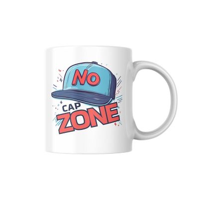 No Cap Zone Mug by Dancing Littles Jungle Image 1