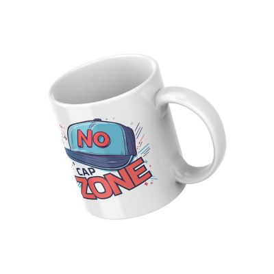 No Cap Zone Mug by Dancing Littles Jungle Image 1