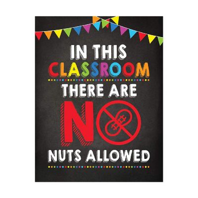 No Nuts Allowed Classroom 8.5x11in Image 1