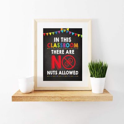 No Nuts Allowed Classroom 8.5x11in Image 2