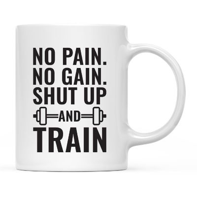 No Pain No Gain Ceramic Mug Image 2