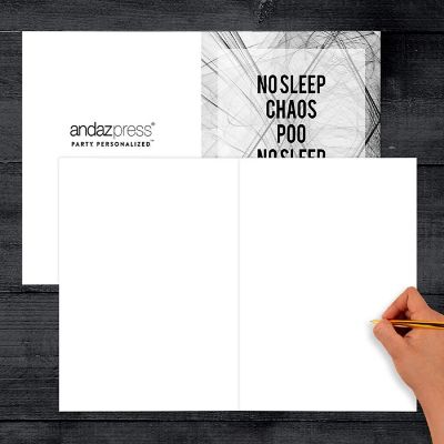 No Sleep Repeat Jumbo Card 8.5x11IN Image 2