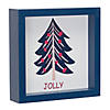 Noel, Jolly And Joy Tree Sign (Set Of 6) 6"Sq Mdf Image 1