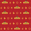 NOPE&#8482; Jupiter's Claim Red & Yellow Wrapping Paper Image 1