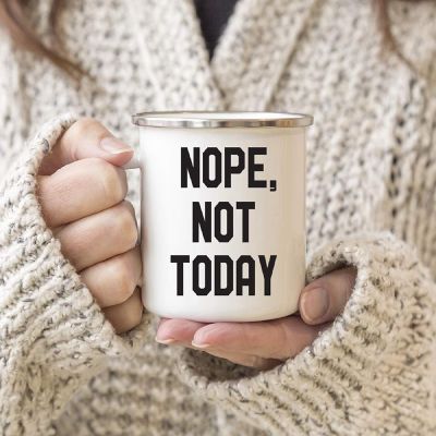 Nope Not Today 11oz Campfire Mug Image 2