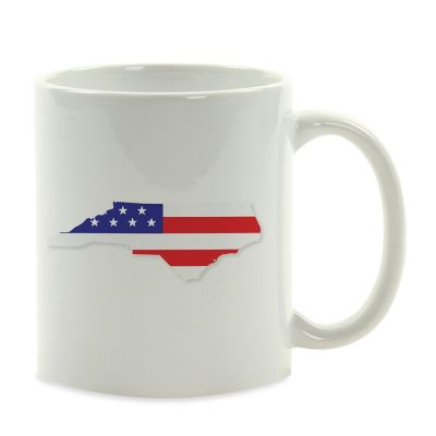 North Carolina US Flag Ceramic Mug Image 2