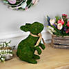 Northlight 10.5 green moss standing bunny rabbit spring easter figure Image 1