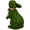 Northlight 10.5 green moss standing bunny rabbit spring easter figure Image 3