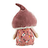 Northlight 10.5" pink springtime floral mushroom gnome Image 4