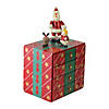 Northlight - 10.5" Red and Green Elegant Advent Storage Calendar Box Image 2