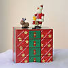 Northlight - 10.5" Red and Green Elegant Advent Storage Calendar Box Image 3